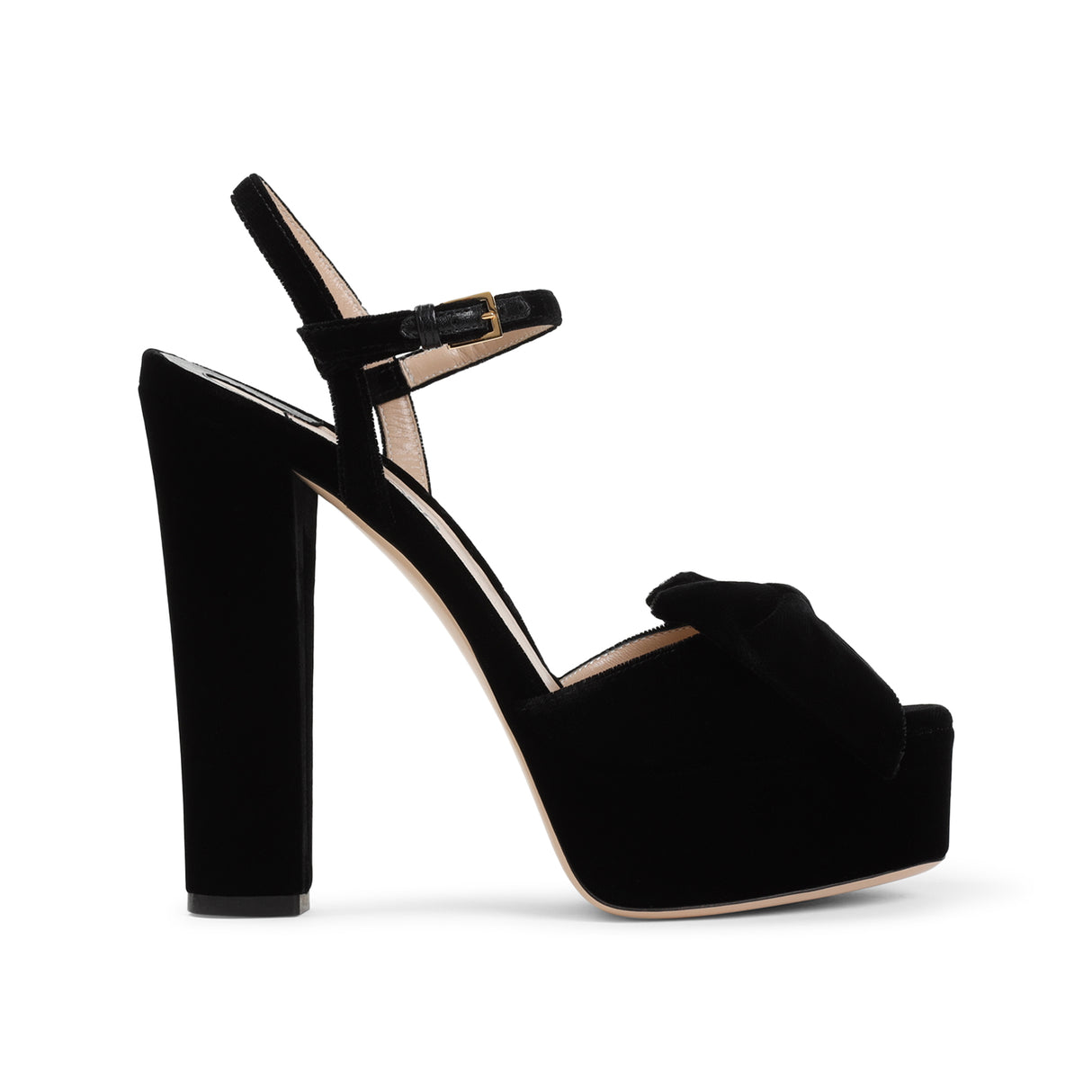 TOM FORD Velvet Platform Sandals