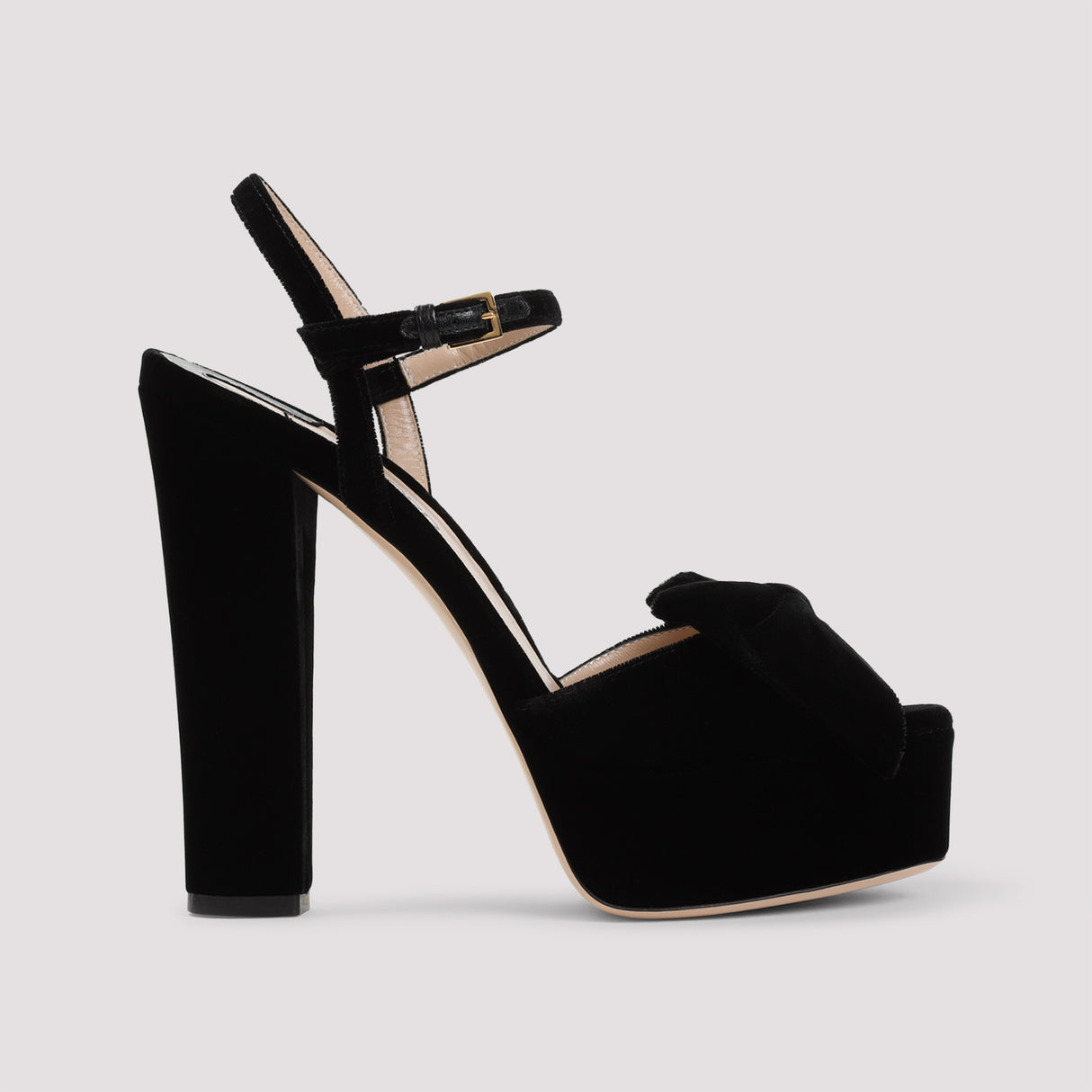 TOM FORD Velvet Platform Sandals