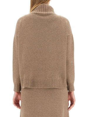 MAX MARA Regular Fit Turtleneck Shirt