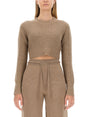 MAX MARA Cropped Cashmere Shirt - Size S