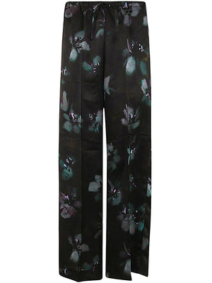 DRIES VAN NOTEN Elegantly Silk Pants - FW23 Collection