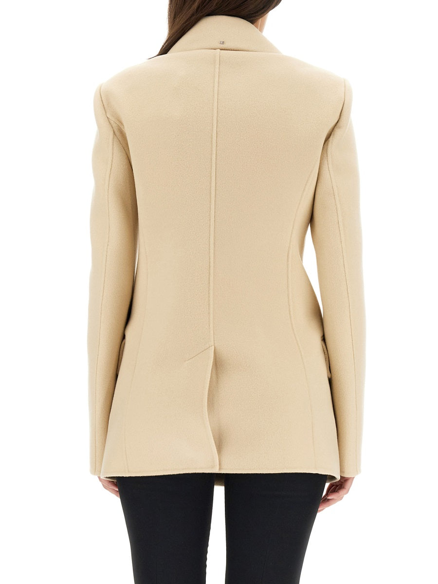 MAX MARA SPORTMAX Double-Breasted Wool Jacket for Women