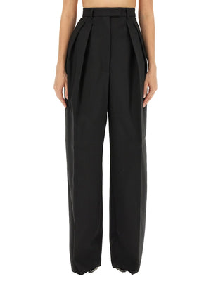 MAX MARA SPORTMAX Wool Blend Wide Pants - Size 40