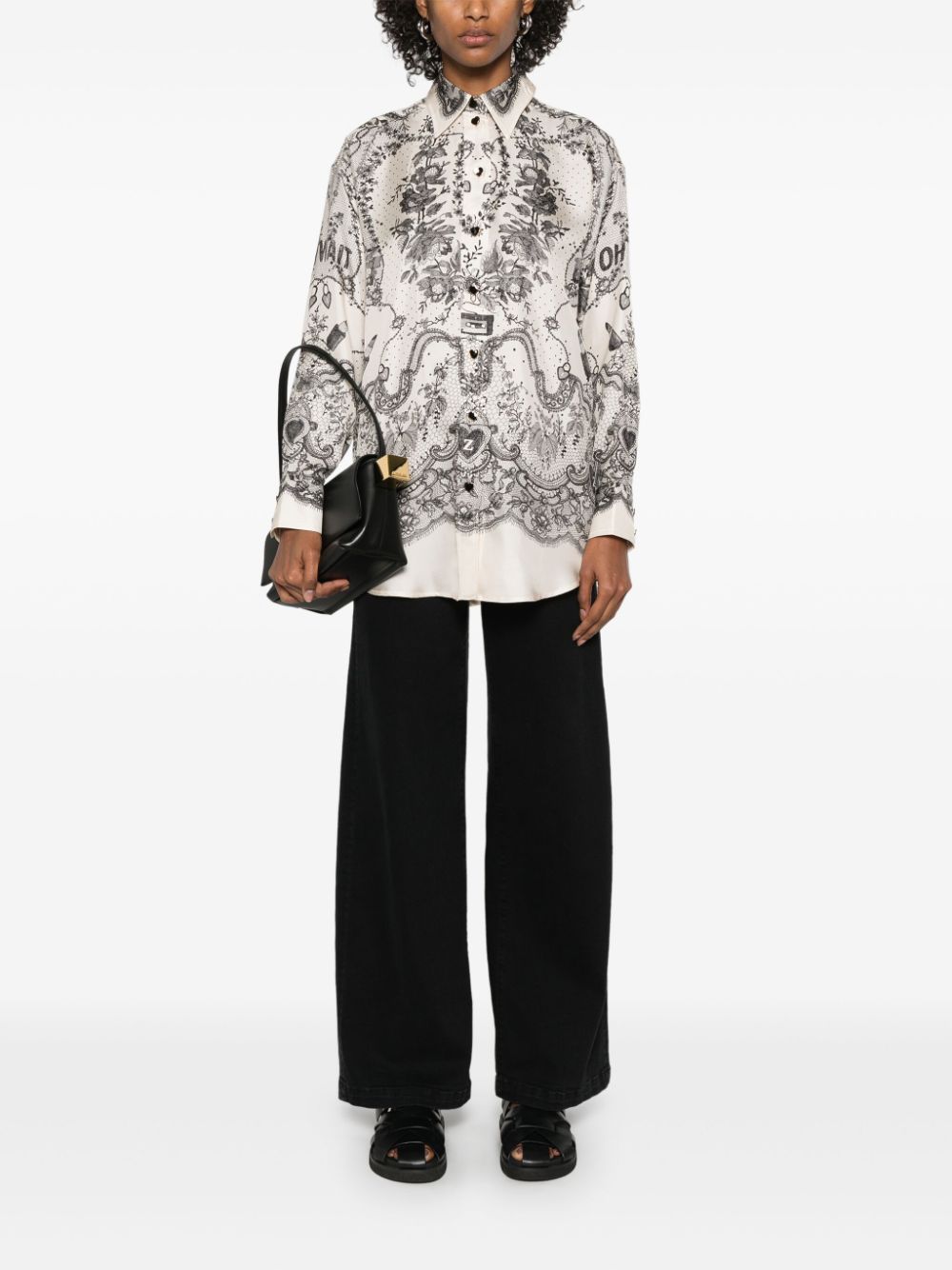 ZIMMERMANN Silk Button-Up Shirt for Women