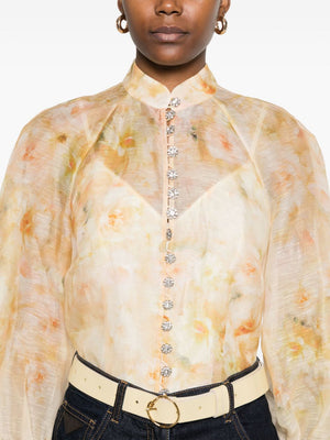 ZIMMERMANN Crush Floral Blouse