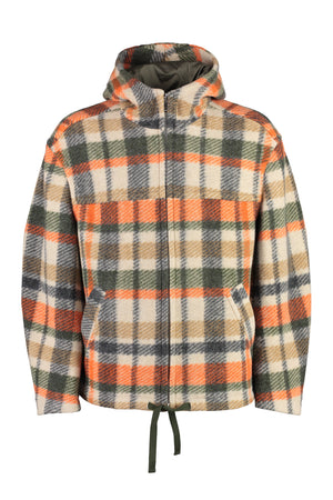 ISABEL MARANT Men's Multicolor Fleece Jacket with Adjustable Hem - FW23