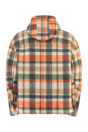 ISABEL MARANT Men's Multicolor Fleece Jacket with Adjustable Hem - FW23