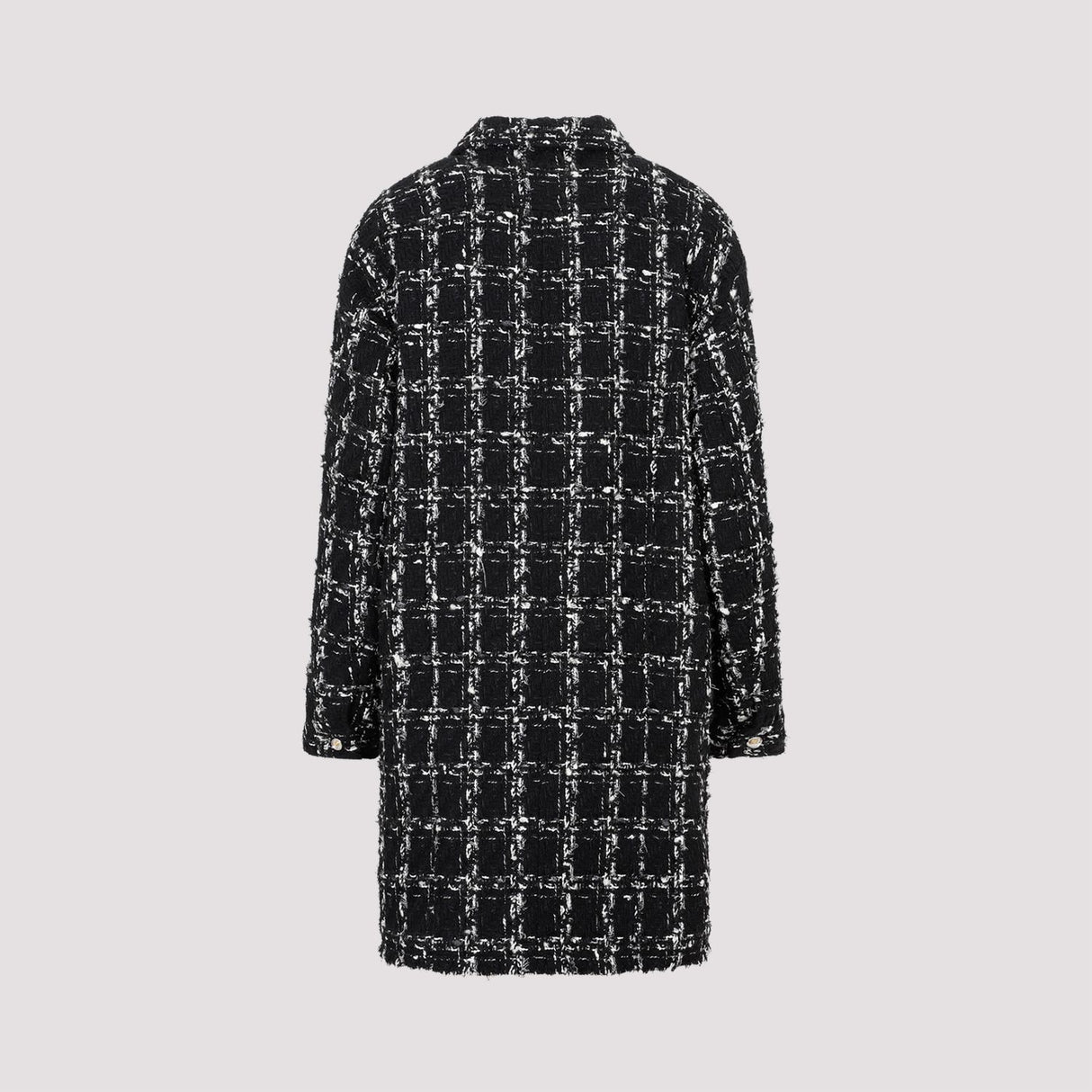 GIAMBATTISTA VALLI Checkered Design Bouclé Jacket - Fall/Winter 2023 Collection