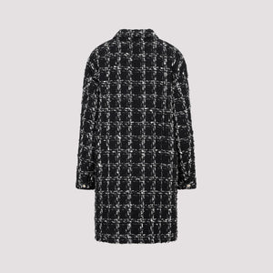 GIAMBATTISTA VALLI Checkered Design Bouclé Jacket - Fall/Winter 2023 Collection