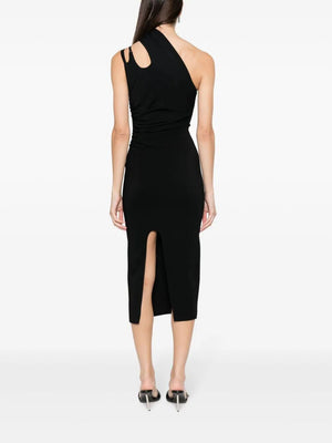 MUGLER Chic Midi Dress for Modern Elegance