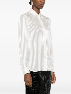 TOM FORD Men's Striped Silk Shirt