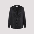 SAINT LAURENT Silk Shirt for Men - SS25 Collection