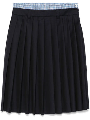 MIUMIU Midi Plissé Skirt for Men