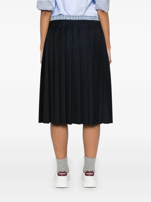 MIUMIU Midi Plissé Skirt for Men