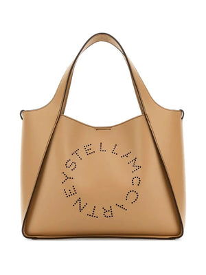 STELLA MCCARTNEY Logo Tote Handbag with Strap - 31.5 x 22 x 13 cm