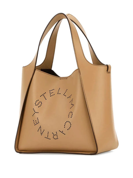 STELLA MCCARTNEY Logo Tote Handbag with Strap - 31.5 x 22 x 13 cm