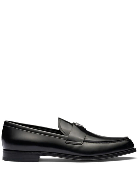 PRADA Classic Leather Loafers for Women