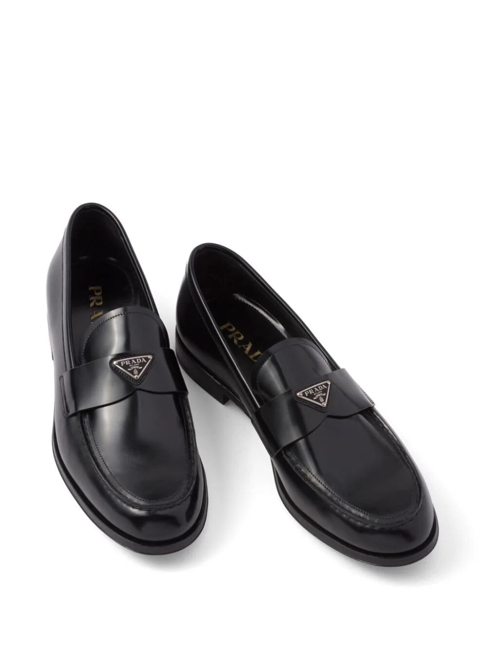 PRADA Classic Leather Loafers for Women