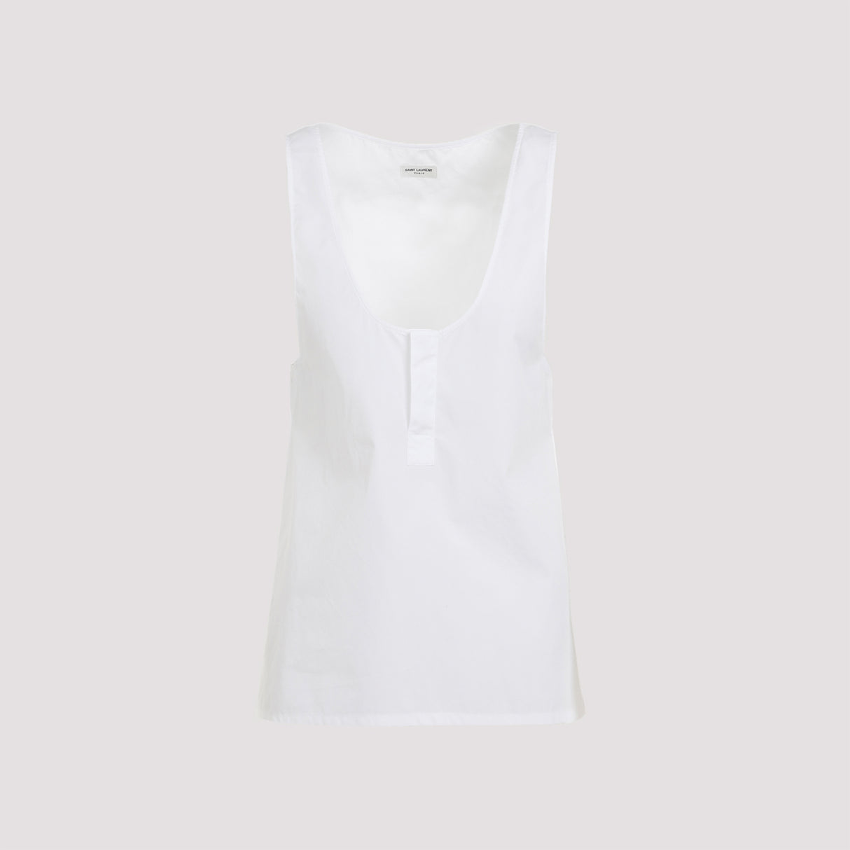 SAINT LAURENT Elevated Cotton Top for SS24