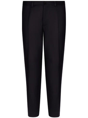 DOLCE & GABBANA Mid-Rise Straight Leg Tailored Trousers