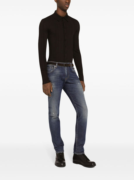 DOLCE & GABBANA Slim Fit Jeans from Re-Edition Collection