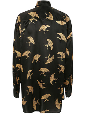 DRIES VAN NOTEN Silk Calmo Mini Shirt for Women