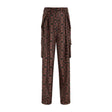 DRIES VAN NOTEN Silk Polkar Pants