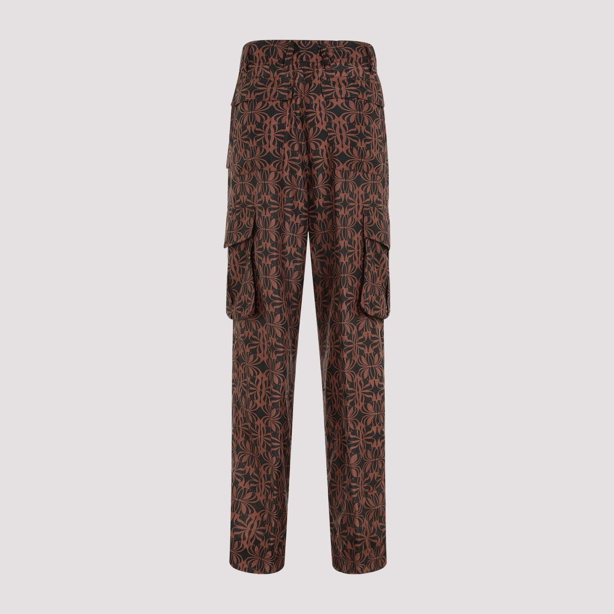 DRIES VAN NOTEN Silk Polkar Pants