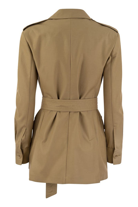 MAX MARA Drip-Proof Canvas Safari Jacket