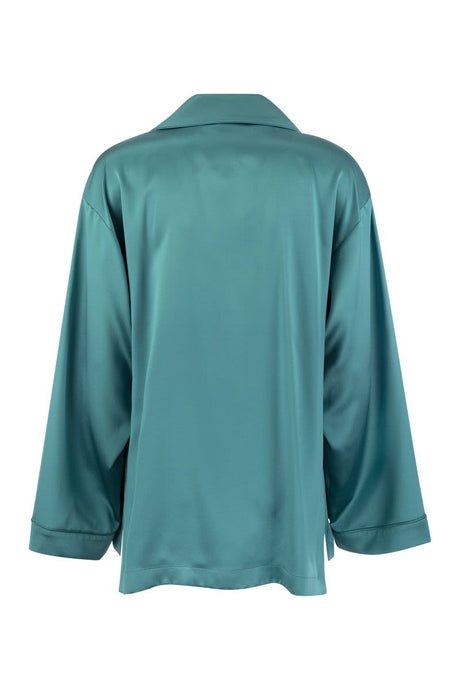 MAX MARA Silk Satin Pyjama Shirt