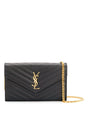 SAINT LAURENT PARIS Classic Chain Wallet - Compact Size 22.5 x 14 x 4 cm