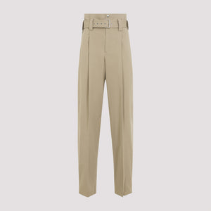 BOTTEGA VENETA High Waist Belted Trousers