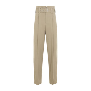 BOTTEGA VENETA High Waist Belted Trousers