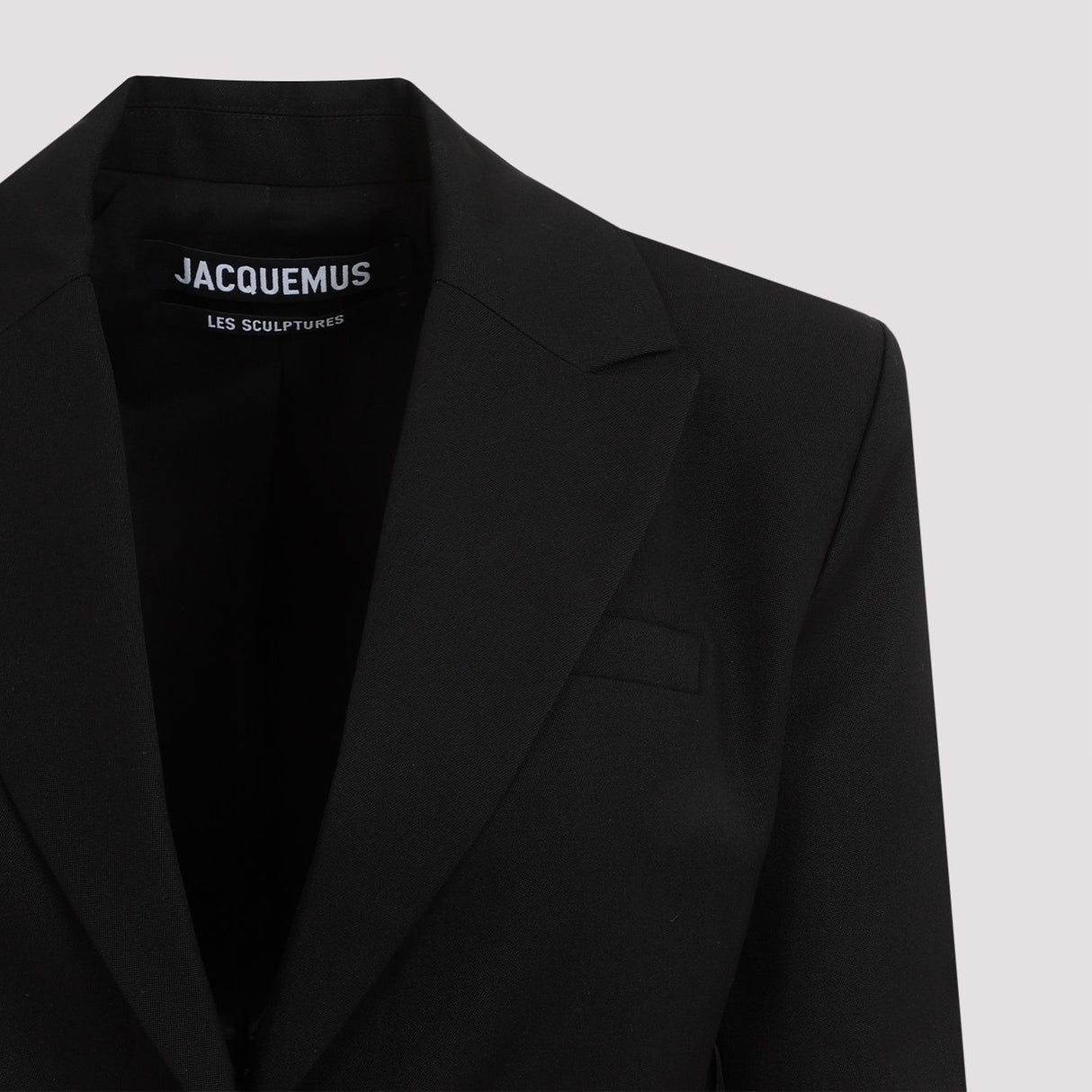 JACQUEMUS SS24向け女性用ブラックウールミニドレス