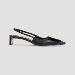 JACQUEMUS Chic Slingback Pumps with 5CM Heel