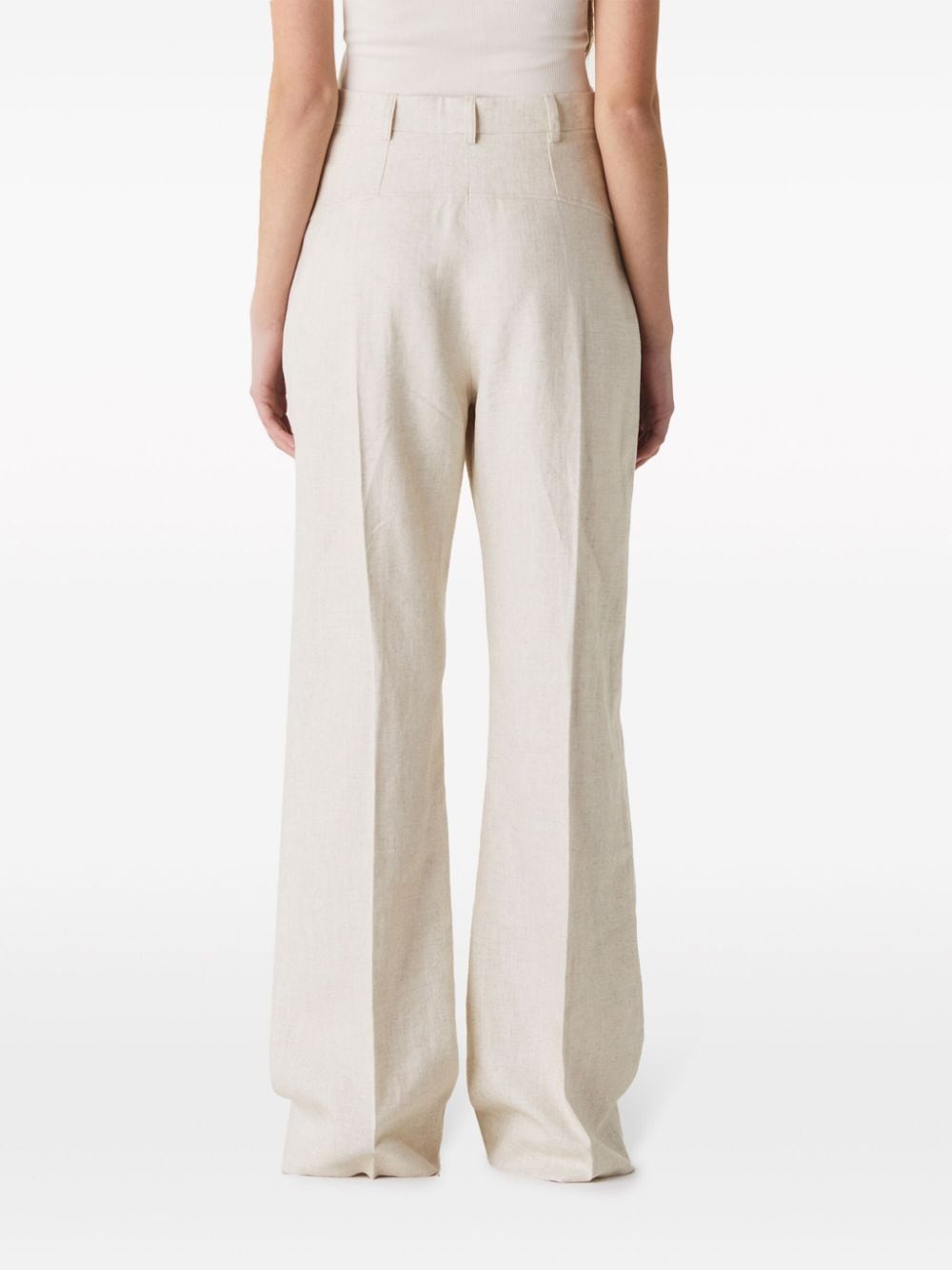 JACQUEMUS High-Waisted Flared Trousers