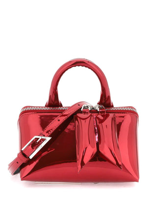 THE ATTICO Red Mirror-Effect Mini Handbag for Women