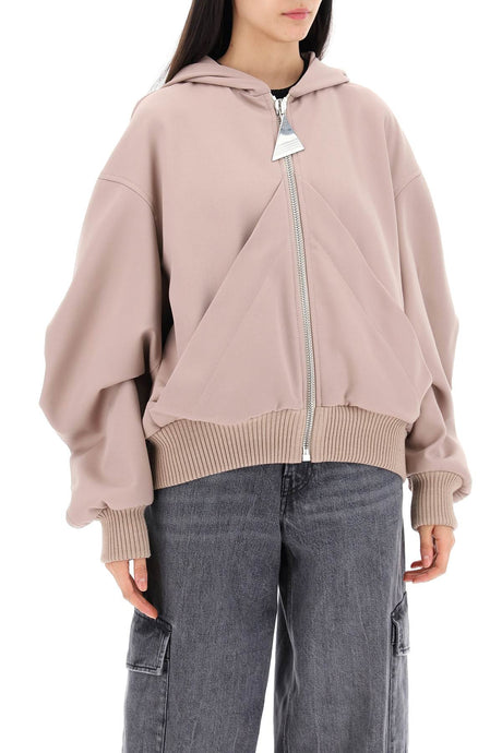 THE ATTICO Oversized Hooded Bomber Jacket - Women's - Size 38