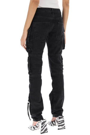 THE ATTICO Flared Cargo Pants - Size 26