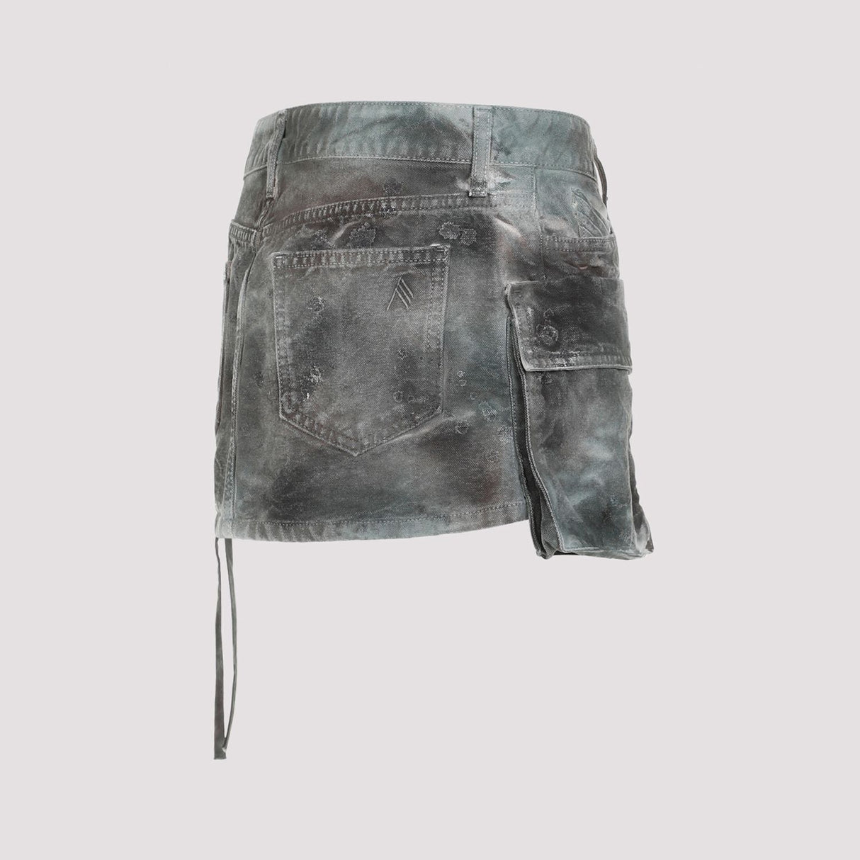 THE ATTICO Camo Cargo Mini Skirt - Size 26