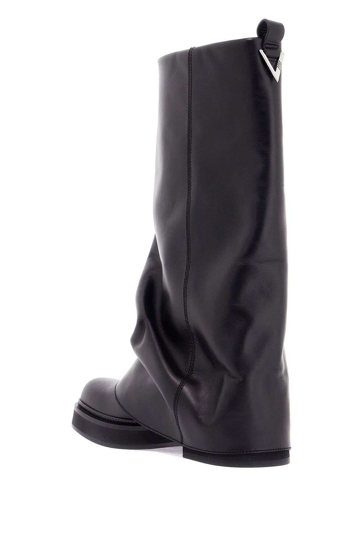 THE ATTICO Sleek Slouchy Leather Boots