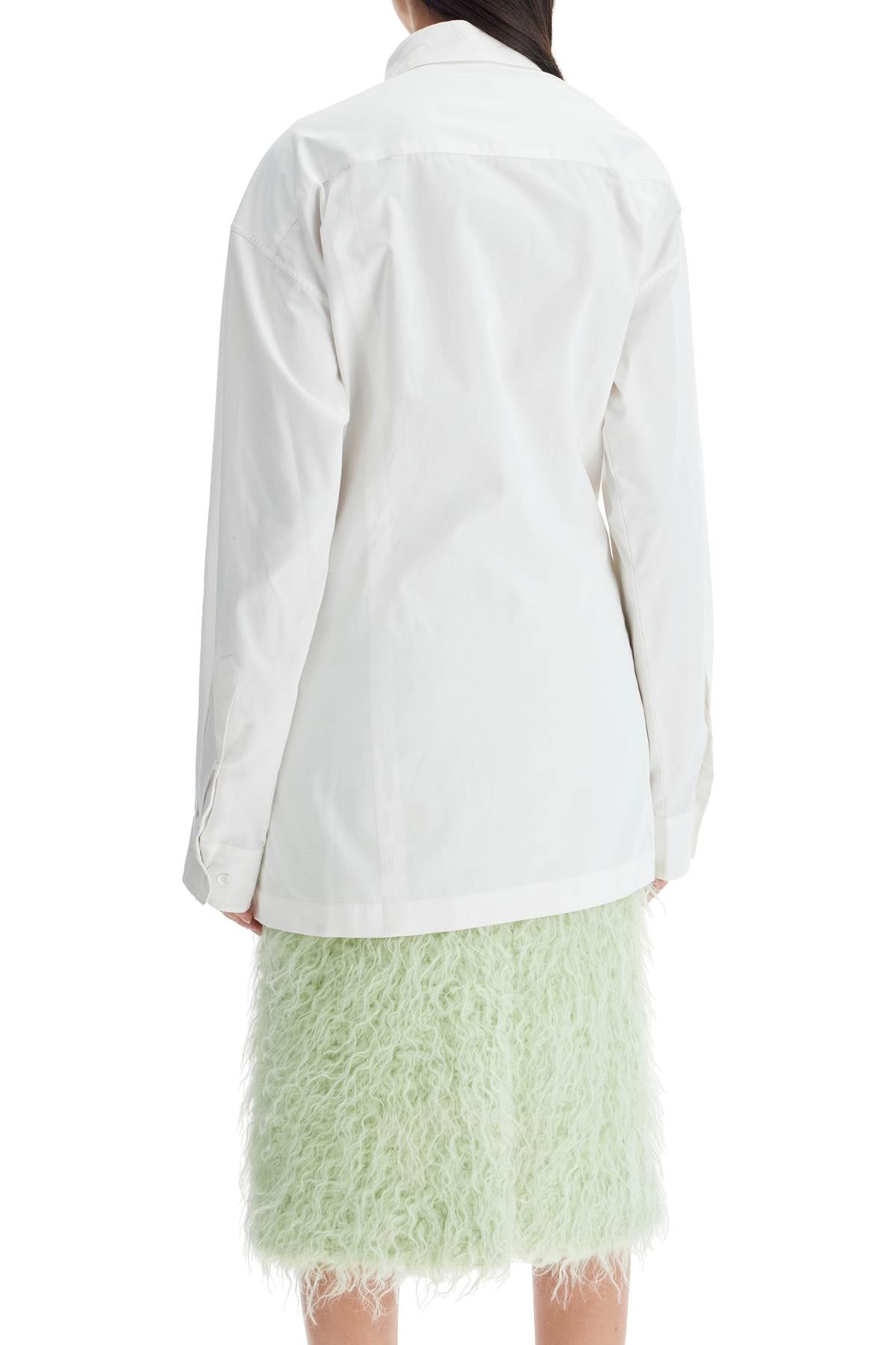 DRIES VAN NOTEN Clicks Embroidered Long Sleeve Shirt - Women's