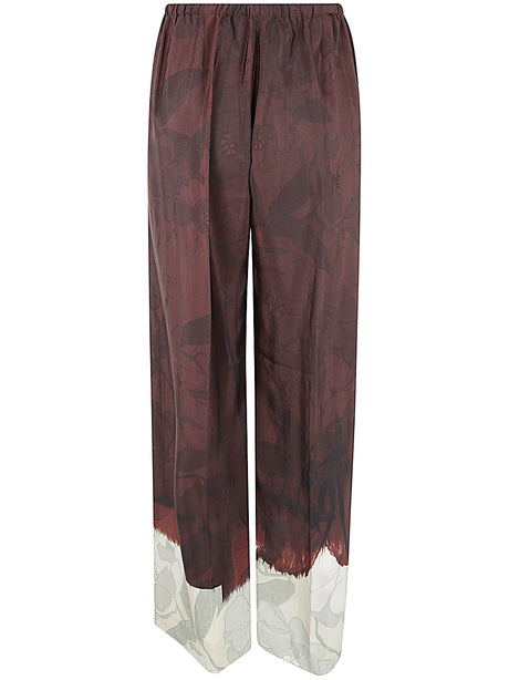 DRIES VAN NOTEN Elegant Silk Pants for Women