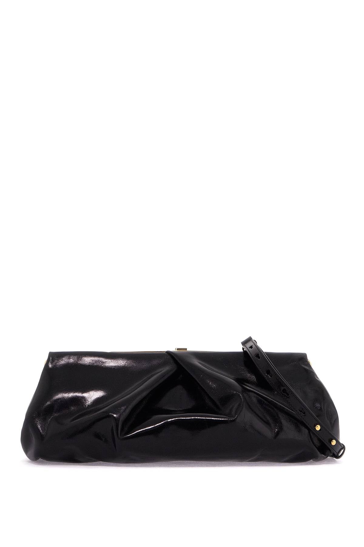 DRIES VAN NOTEN Large Leather Clutch Handbag