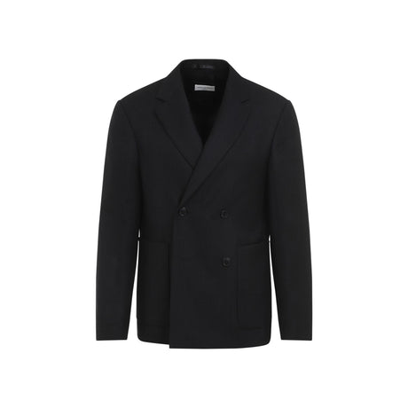 DRIES VAN NOTEN Sleek Wool Fields Jacket - Men's Outerwear