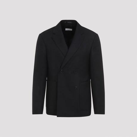 DRIES VAN NOTEN Sleek Wool Fields Jacket - Men's Outerwear