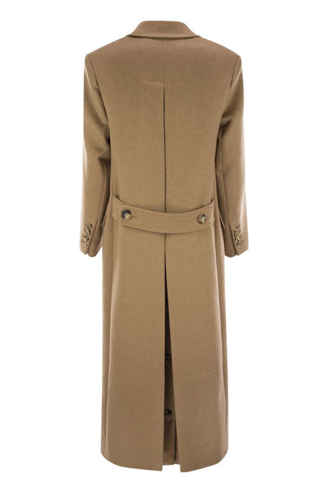 MAX MARA Double-Breasted Long Jacket