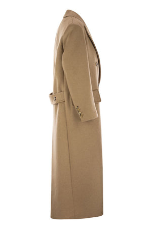 MAX MARA Double-Breasted Long Jacket