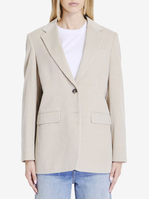 MAX MARA Elegant Sand Corduroy Jacket