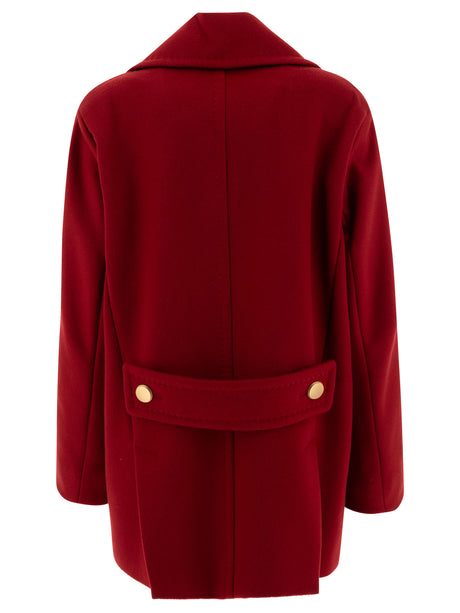 MAX MARA ATELIER Oversize Fit Double Cashmere Jacket